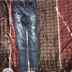 hi-rise american eagle jeggings